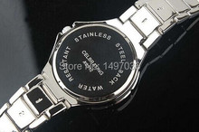 NEW hot sell Luxury Famous Brand Gold Silver Stee man woman Dress wristwatch Luxury Wrist Watch