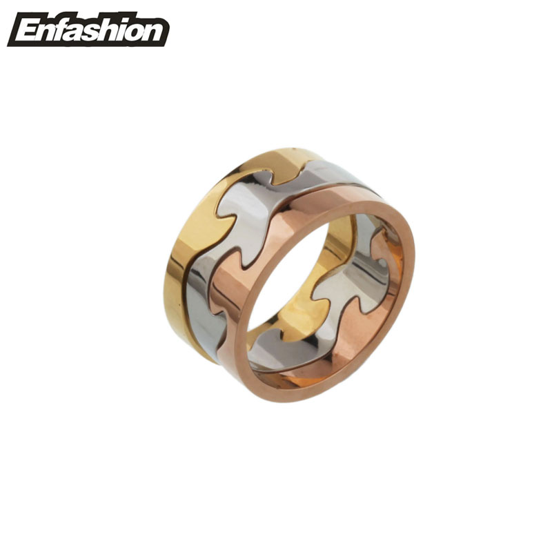 Punk Fusion Rings 18K Rose Gold Plated Midi Ring Stainless Steel Ring Knuckle Rings For Women Jewelry Bagues Anillos Wholesale