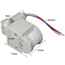 2015 New Arrival Super Quality Auto LED Outdoor Infrared PIR Motion Sensor Detector Wall Light Switch 140 Degree 12M