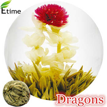 flower tea jasmine Dragons Beauty Preserve Health Delicacy Skincare Prolong Longevity 1lot 10pcs Fresh blooming tea