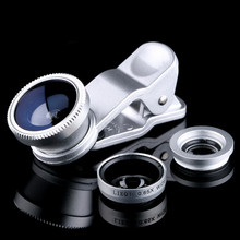 For Motorola Moto G G2 2nd 3rd X E X2 E2 Maxx Fish Eye Lenses Wide Angle Macro Fisheye 3 in 1 Universal Clip Mobile Phone Lens