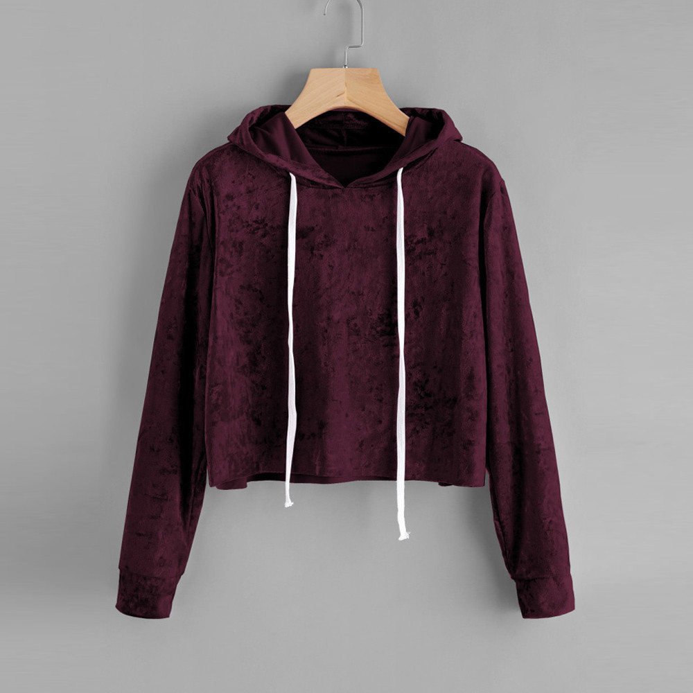 velvet hoodie women's