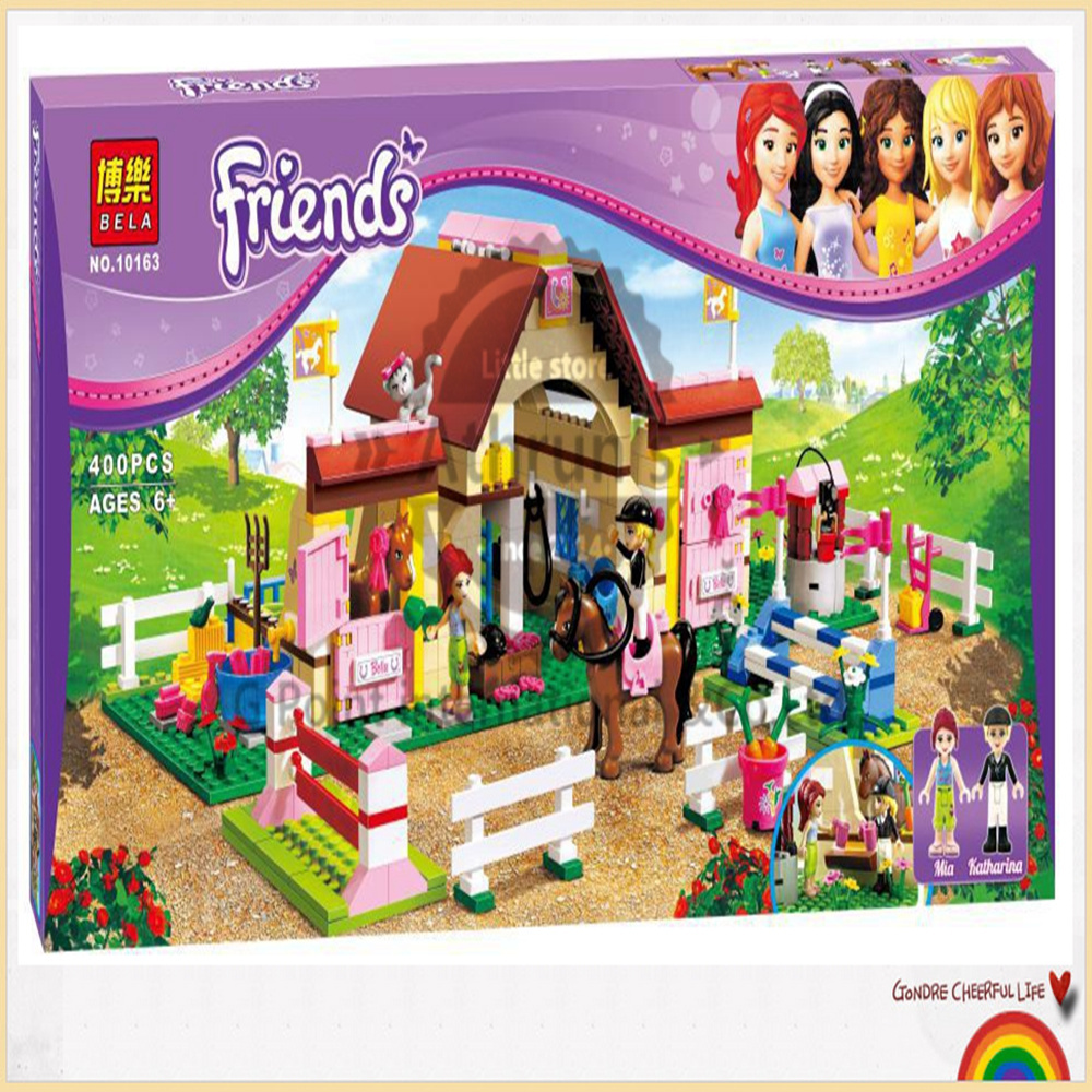 Bela 10163 Girl friends Series Mia/Katherine minifigures bricks toys Mia's Farm Experience block