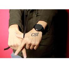 Wholesale Fashion Cool Men s Wristwatch Touch Screen Circular Pattern Day Date Silicone Sport LED Black