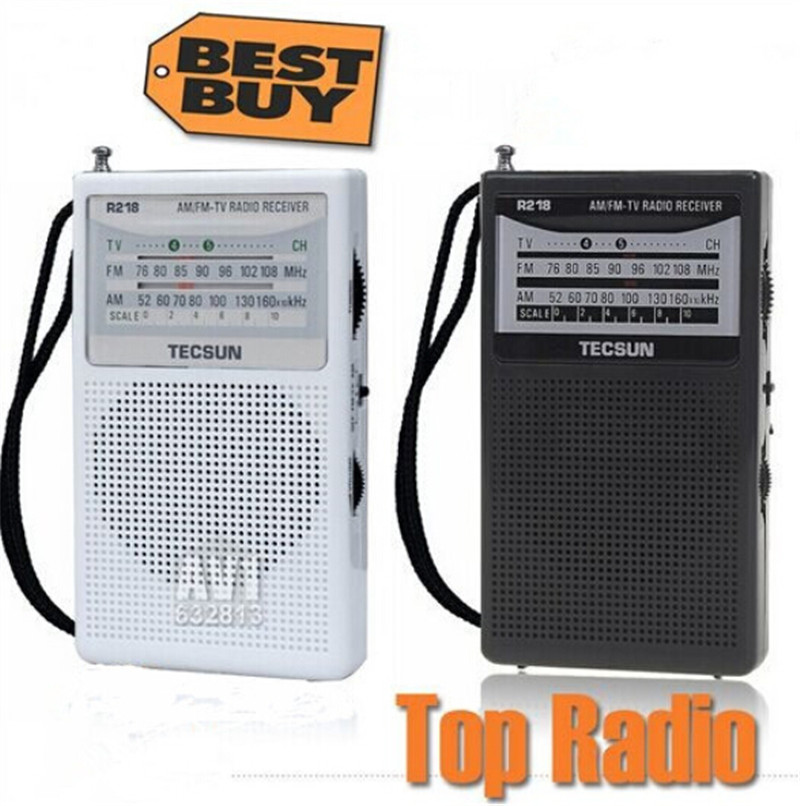 Купить TECSUN r-218 портативный fm tv карман радио am am fm радио ...