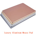 Luxury Aluminum Metal Slim Large Game Mouse Pad PC Computer Laptop Gaming Mousepad for Apple MackBook