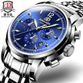 Switzerland Brand Watch Mechanical Watches Tourbillon design stainless steel Full automatic watch BINKADA waterproof Watch