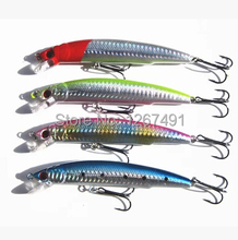 Free shipping 4pcs/lot high quality trulinoya fishing lures plastic hard baits Bass fake lures 115MM/18g
