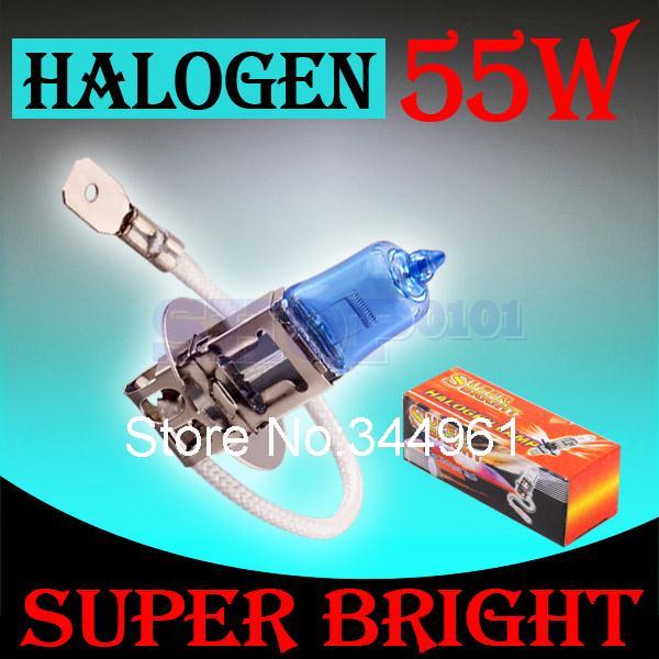 H3 55W 12V Super Bright White Fog Lights Halogen Bulb High Power Car Headlight Lamp Car