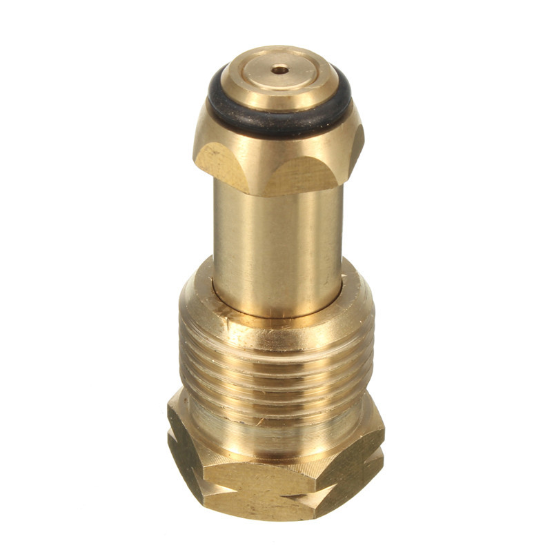 1/4'' 6mm Brass MNPT Propane LP Gas Cylinder Fitting Full Flow POL
