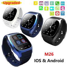 Waterproof M26 Bluetooth Smart Watch With LED Alitmeter Music Player Pedometer