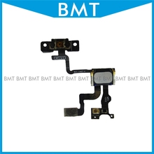 10pcs/lot Power On OFF Light Proximity Sensor Flex Cable + Earpiece Speaker For iPhone 4S