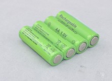 New 2015 Hot Sell 4pcs lot 3000mAh1 5v aa battery Alkaline rechargeable battery for Flashlight led