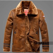 Free shipping ! Hot sale Original 2013 Men’s luxury brand coat new jacket design fashionable faux sheepskin leather coat /M-3XL
