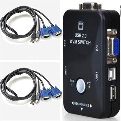   2- USB 2.0 KVM  + VGA    / KYB / VID
