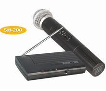 VHF Wireless Microphone System SH-200 Handheld Microphone for Stage Performance DJ Karaoke Meeting Teaching