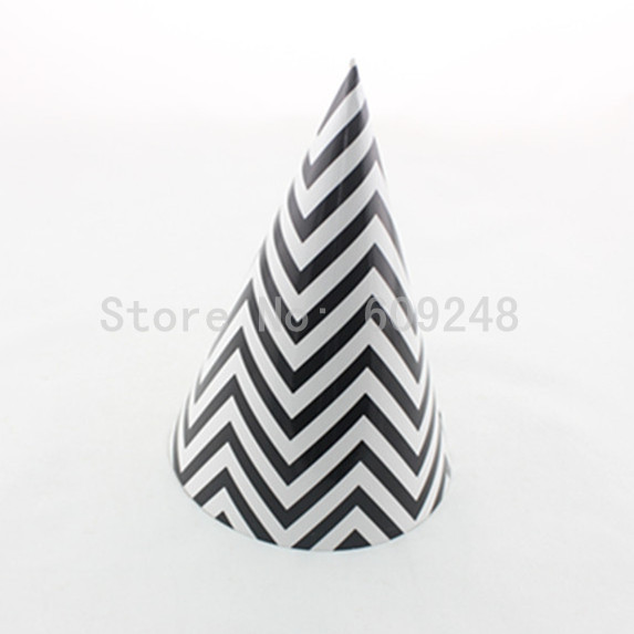 12pcs cheapest vintage decor carnival wedding birthday black chevron paper party hatszig zag party - Cheapest Halloween Decorations 12pcs cheapest vintage decor carnival wedding birthday black chevron paper party hatszig zag party - Cheapest Halloween Decorations