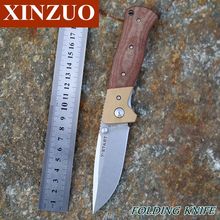 XINZUO HIGH QUALITY Folding knife Y START outdoor adventure and training Knife AUS 8 blade G10