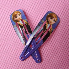 6pcs lot Elsa Anna Clip Hairpins Hairclips Headwear Elsa Anna Olaf Clips for Girl Fashion Character