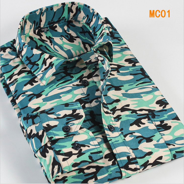 men's long sleeve camouflage shirts