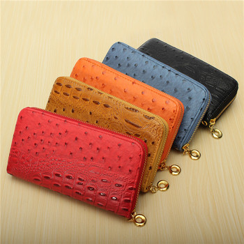 Nuevo 2015 carteras grano de la avestruz bolsos de diseño a largo de ... Nuevo 2015 carteras grano de la avestruz bolsos de diseño a largo de ...
