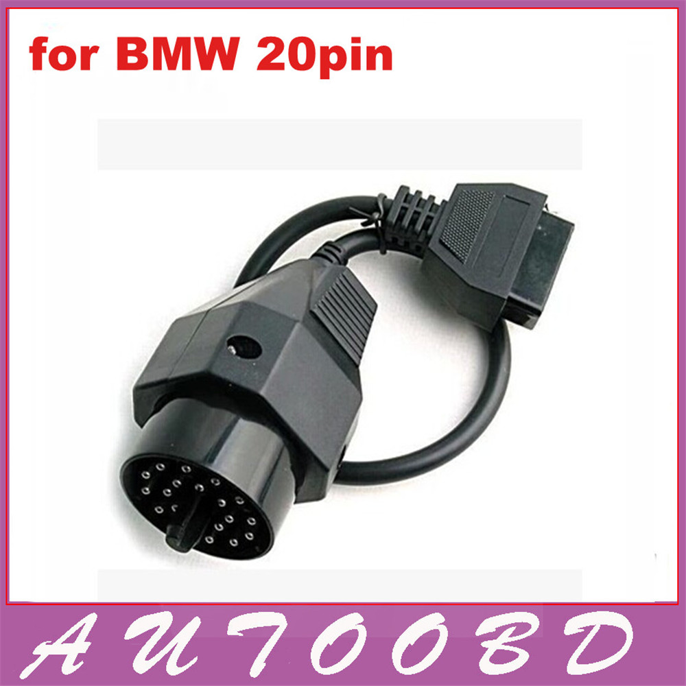 Obd Obd Ii Adapter For Bmw 20 Pin To Obd2 16 Pin Female Connector E36 E39 X5 Z3 For Bmw 20pin In 6014