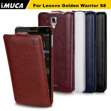 IMUCA Lenovo s8 case original vertical leather flip cover case Lenovo golden warrior s8 s898t  Mobile Phone Cases 5 colors
