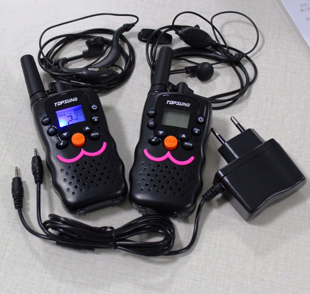 new design 1W power long range portable radio walkie talkie pair kids