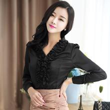 New-Summer-Blouse-Korean-Slim-OL-Women-Blouses-Commuter-Lace-V-Neck-Long-Sleeve-Chiffon-Shirt.jpg_220x220.jpg