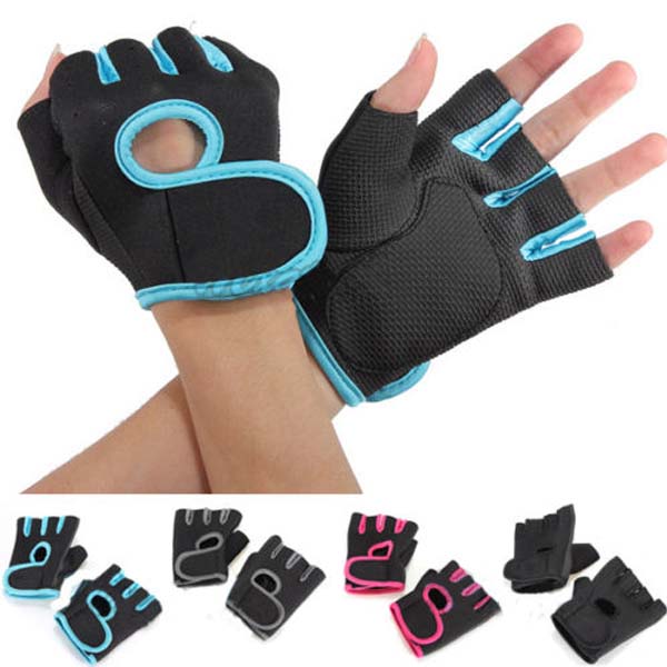 Free shipping Gym Body Building Training Fitness Gloves Sport Protection Weight lifting Workout Exercise Durable Long
