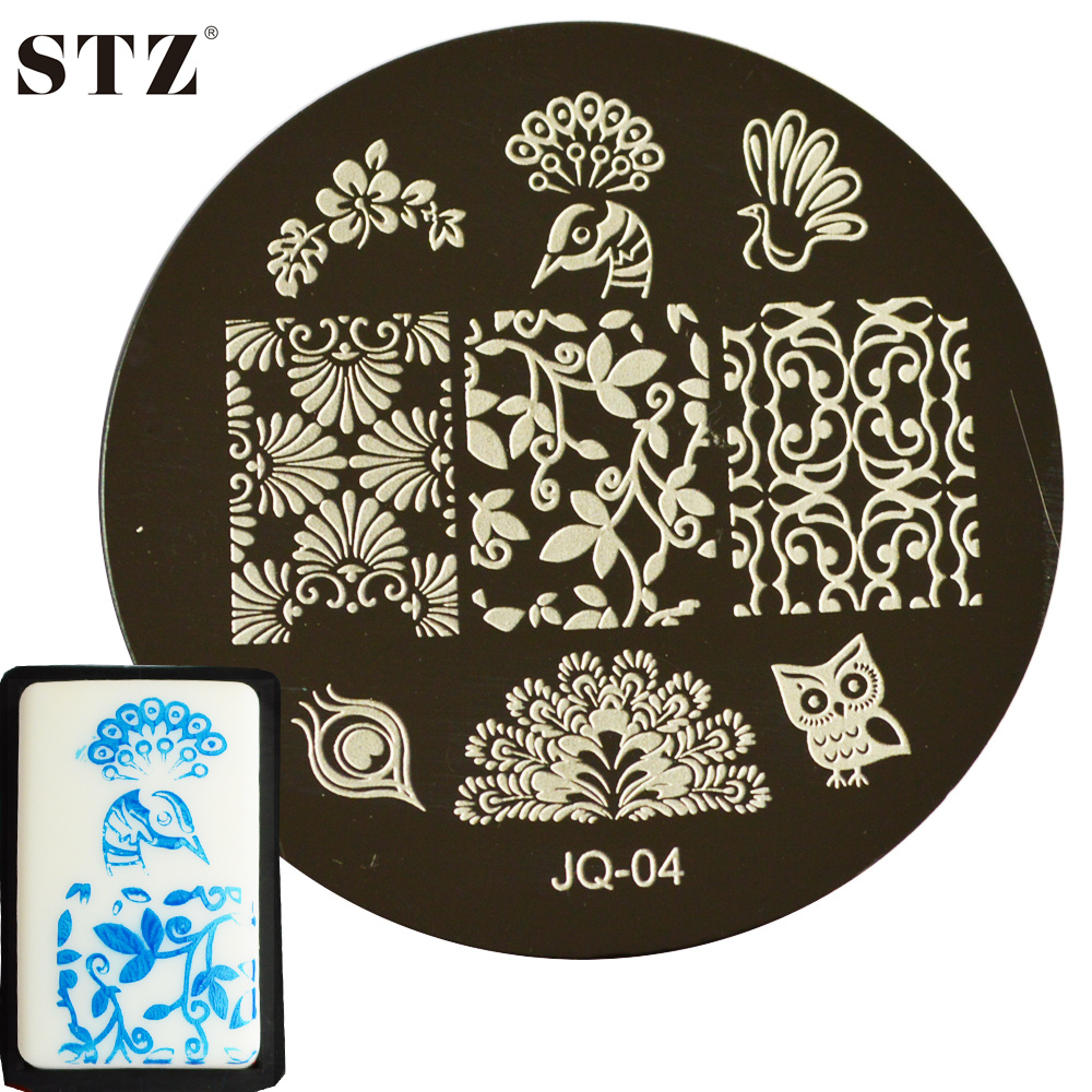 1pcs 30styles Available DIY Polish Beauty Charm Nail Stamp Stamping Plates 3d Nail Art Templates Stencils Manicure Tools JQN1-30