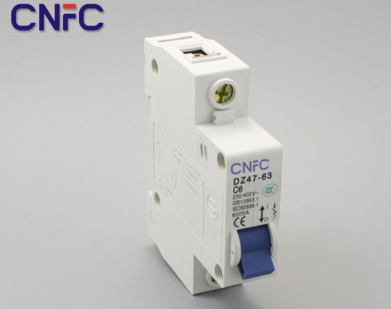 10PCS DZ47 1P 6A 230 400V 50 60HZ Miniature Circuit breaker DZ47 63 Overload protector