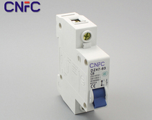 10 шт. DZ47-1P-6A 230 / 400 В ~ 50 / 60 HZ миниатюрное выключатель DZ47-63 предохранитель от перегрузки