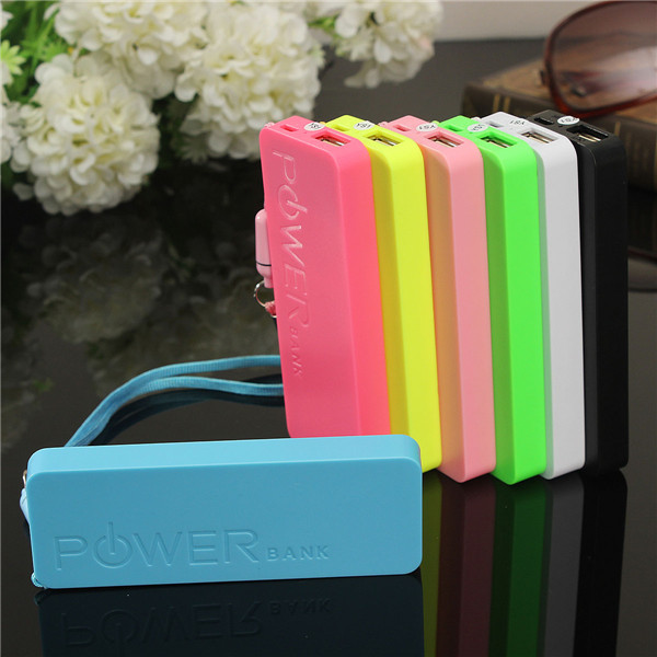 Portable Safety Multicolor Ultra USB Fashion thin External Power Bank 5600mAh Battery Charger universal for all Smart Cell Phone