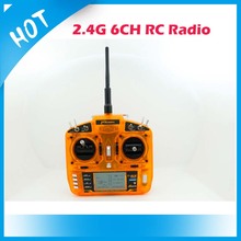 Hot sale full range 2.4GHz 6 channel orange RC radio transmitter
