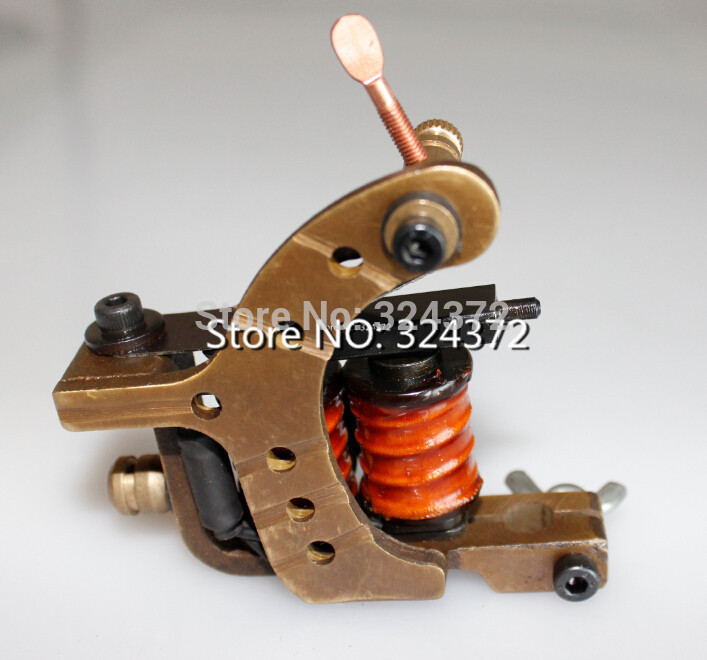 Tattoo Gun Manual | professional brass wire 8 wraps liner manual handmade cast Tattoo Gun Manual | professional brass wire 8 wraps liner manual handmade cast