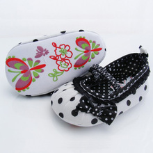Cute Baby Girl Boy First Walkers Toddler Shoes Boots Multi color Dot Bow Children s Shoes