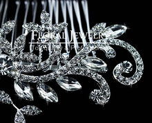 New 2014 Leaf Crystal Imitation Gemstone Bridal Hair Combs Hairpin Wedding Hair Accessories Hair Jewelry FS001
