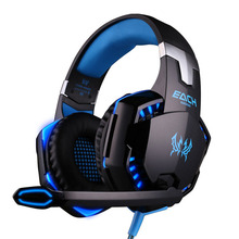 Best PC Gamer Casque audio Gaming Headset G2000 Glow Earphone Luminous Headphone for PS4 with Mic Hifi Stereo Bass LED Light