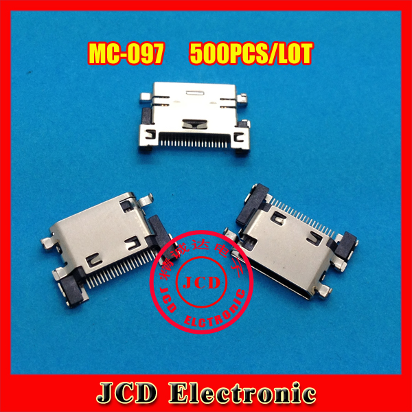 MC-097 500PCS/lot micro 20p USB jack connector for phone charging port,data port tail port  for Samsung CJ1708 C170 C178