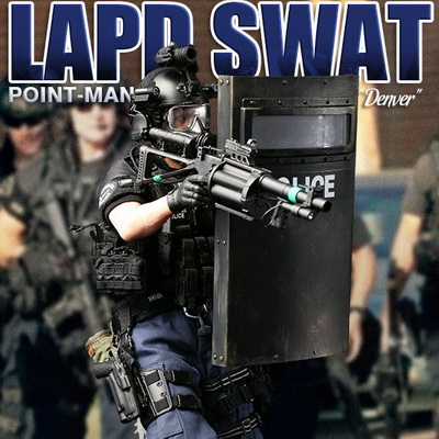 DID MA1006 Los Angeles Police LAPD SWAT shield 2.0 Denver Denver player