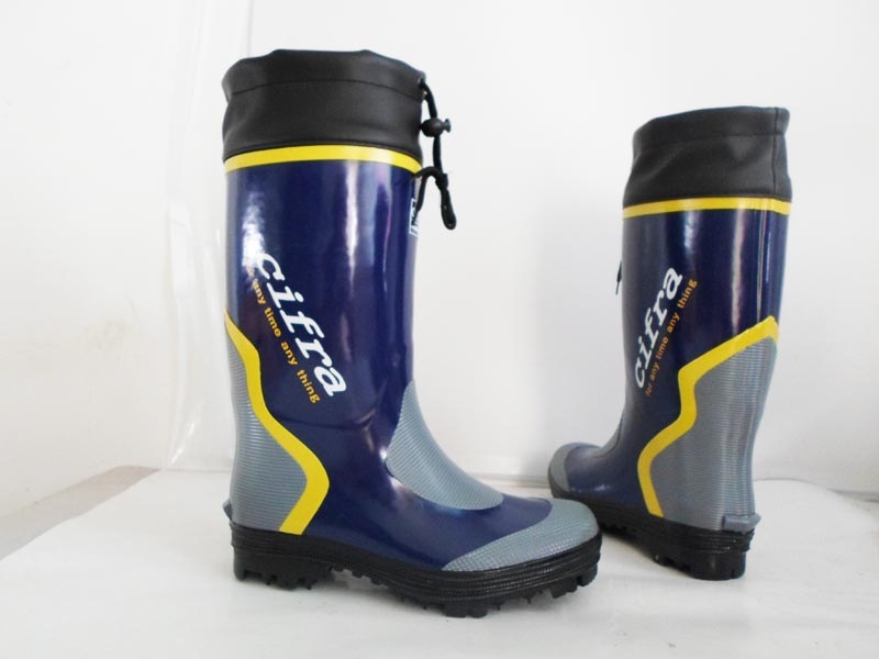 Male fashion gaotong slip resistant rubber nail rain boots rainboots