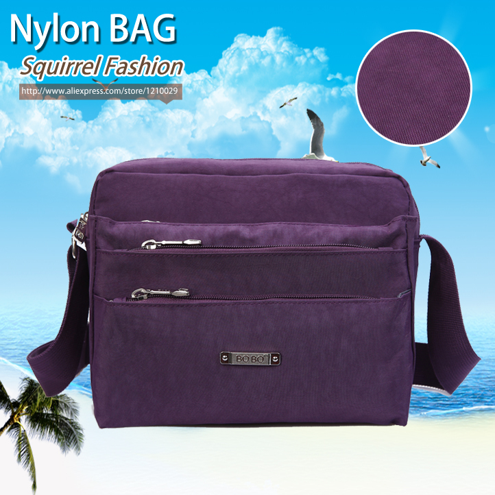 Fashion nylon small women's messenger bag mini solid versatile vogue ...