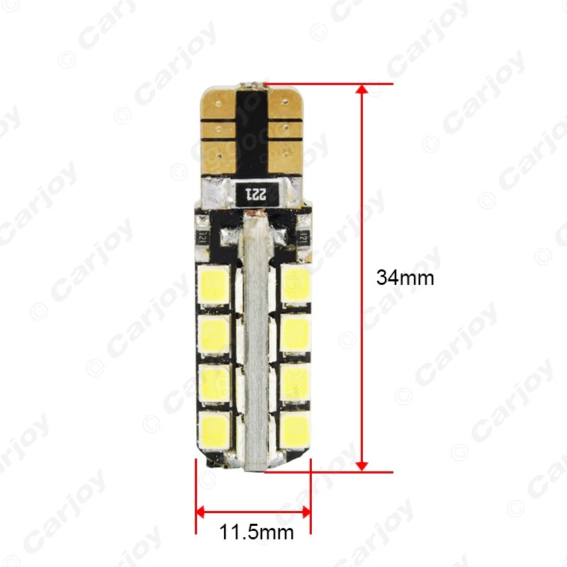 20 .   T10 W5W 194 168 501 2835 30SMD Canbus           # CA1302
