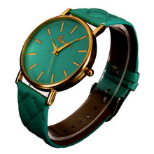 Superior Fashion Casual Roman Leather Band Analog Quartz Wrist Watch for Women July2
