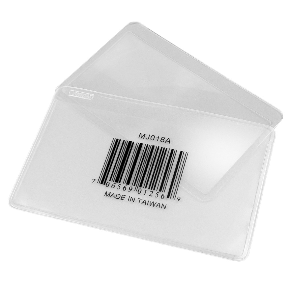 New Pocket Credit Card Size Magnifier 3x Magnifying Fresnel Lens Reading new arrival