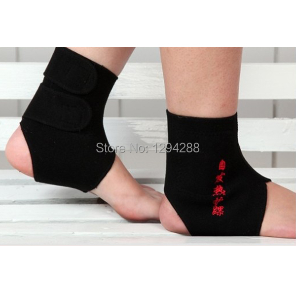 2Pairs Tourmaline Magnetic Therapy Ankle Brace Support Protection Self heating Belt Foot Health Care Xt6aSG