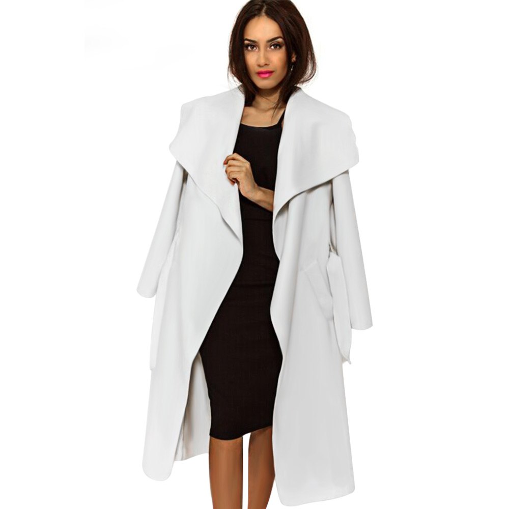 Long Black Wool Trench Coat Women Long Black Wool Trench Coat Women