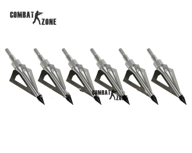 12pcs lot archery arrow arrowhead 100 grain fiberglass arrow broadhead 3 blades screwing on carbon arrow