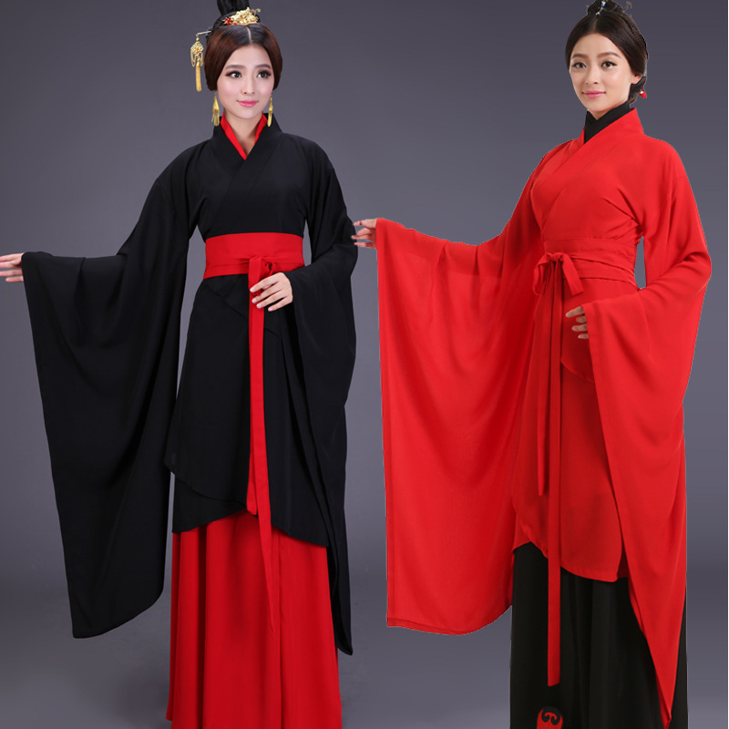 6 pcs New Arrivel antique chinois Cosplay Costume Ancient Chinese Hanfu femmes Hanfu vêtements Lady chinois